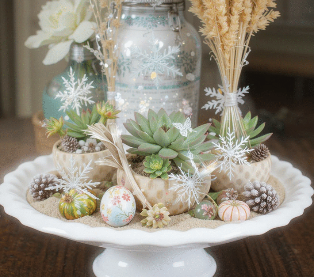 Mini Succulents as Houseplants