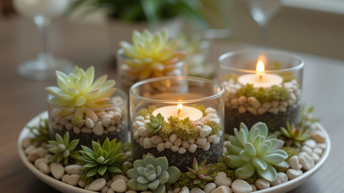 Mini Succulents as Houseplants