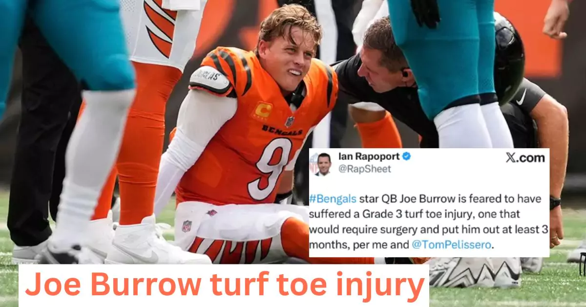 Joe Burrow Turf Toe Injury: Bengals Face Potential Setback in 2025 Season