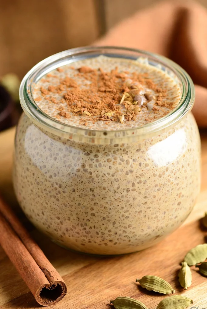 Spiced Chai Latte Chia Pudding