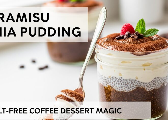 Tiramisu Chia Pudding: Guilt-Free Coffee Dessert Magic