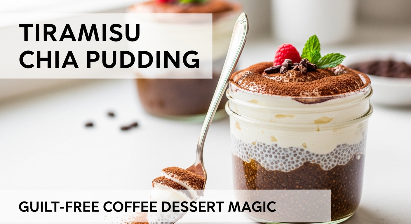 Tiramisu Chia Pudding: Guilt-Free Coffee Dessert Magic