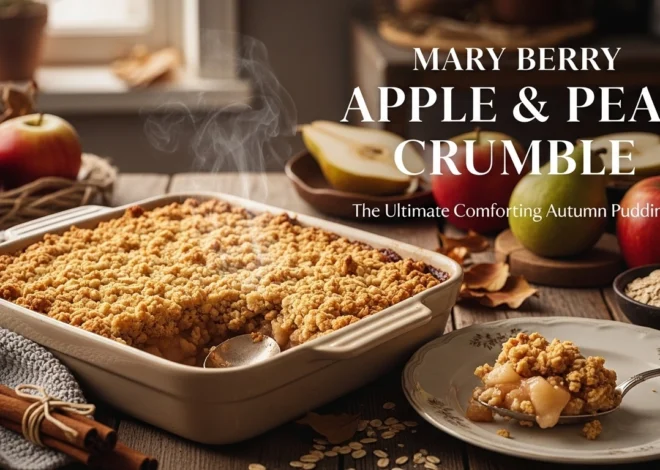 Mary Berry Apple and Pear Crumble Recipe – The Ultimate Comforting Autumn Pudding