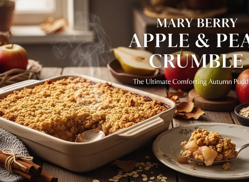 Mary Berry Apple and Pear Crumble Recipe – The Ultimate Comforting Autumn Pudding