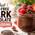 Dark chocolate chia pudding