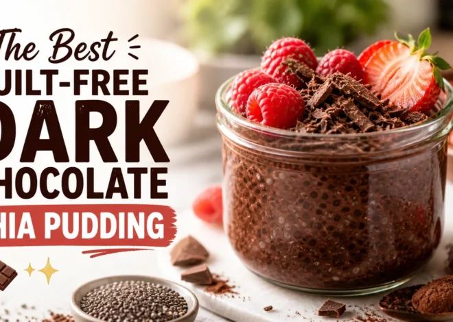 The Best Guilt-Free Dark Chocolate Chia Pudding