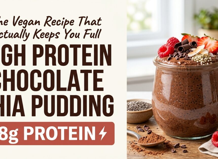 High Protein Chocolate Chia Pudding: The Vegan Recipe That Actually Keeps You Full